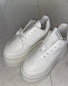 Classic White Elevated Kicks